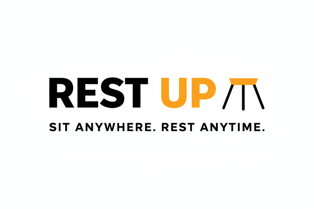 REST UP Logo - White Background